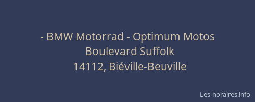 - BMW Motorrad - Optimum Motos