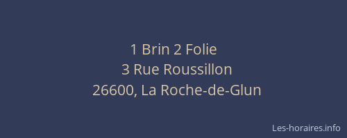 1 Brin 2 Folie
