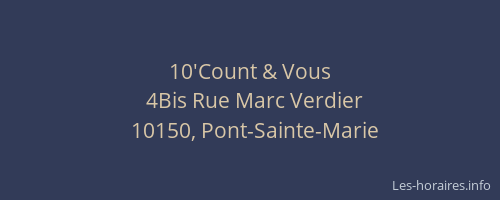 10'Count & Vous