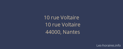 10 rue Voltaire