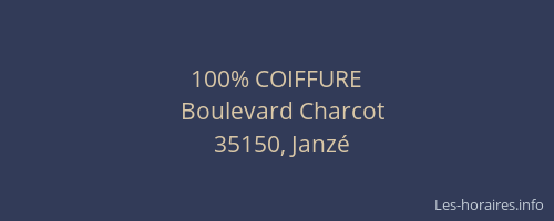 100% COIFFURE