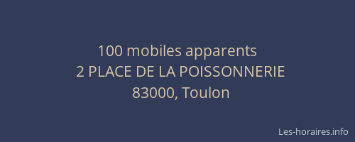 100 mobiles apparents