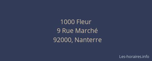 1000 Fleur