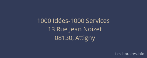 1000 Idées-1000 Services