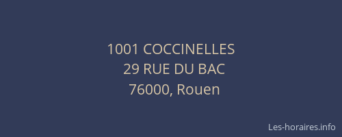 1001 COCCINELLES