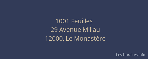 1001 Feuilles