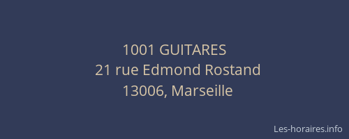 1001 GUITARES
