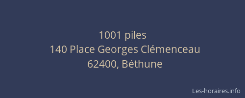1001 piles