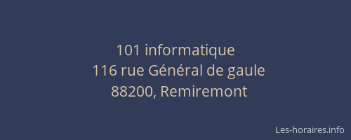 101 informatique