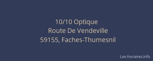 10/10 Optique