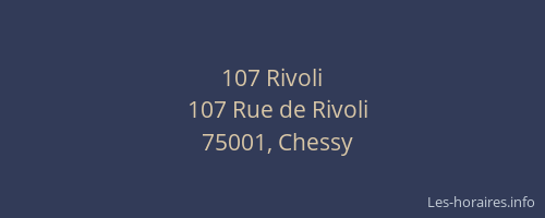 107 Rivoli