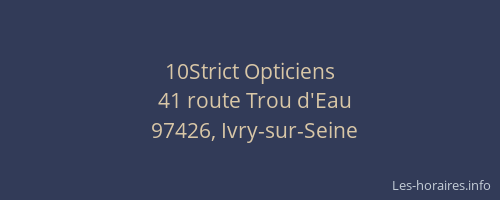 10Strict Opticiens