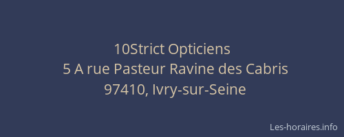 10Strict Opticiens