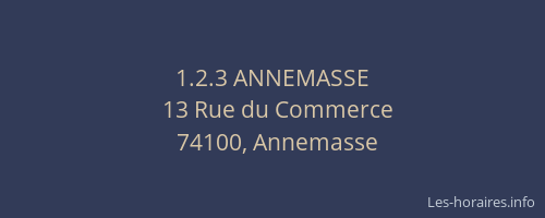 1.2.3 ANNEMASSE