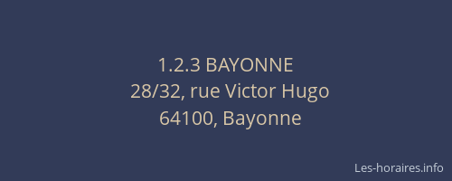 1.2.3 BAYONNE