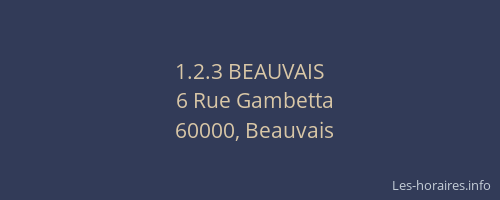 1.2.3 BEAUVAIS