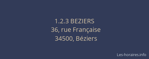 1.2.3 BEZIERS