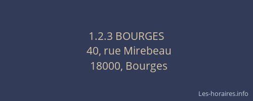 1.2.3 BOURGES