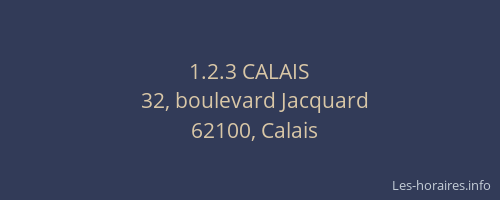 1.2.3 CALAIS