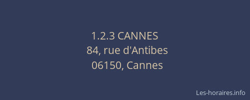 1.2.3 CANNES