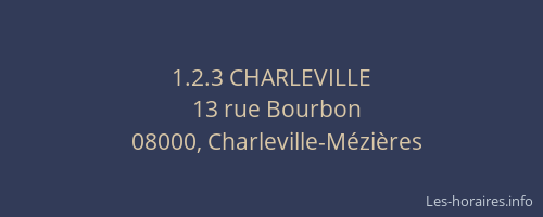 1.2.3 CHARLEVILLE