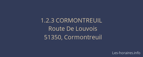1.2.3 CORMONTREUIL
