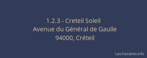 1.2.3 - Creteil Soleil