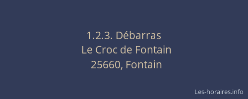 1.2.3. D&eacute;barras