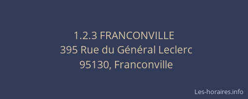 1.2.3 FRANCONVILLE