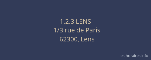 1.2.3 LENS