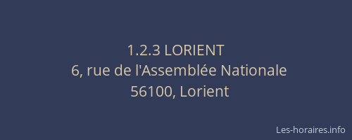 1.2.3 LORIENT