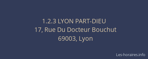 1.2.3 LYON PART-DIEU