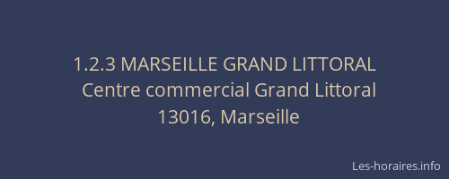 1.2.3 MARSEILLE GRAND LITTORAL