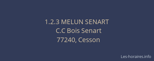 1.2.3 MELUN SENART