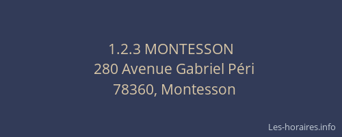 1.2.3 MONTESSON