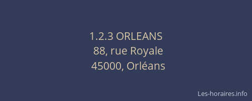 1.2.3 ORLEANS