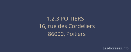1.2.3 POITIERS