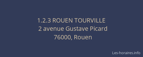 1.2.3 ROUEN TOURVILLE