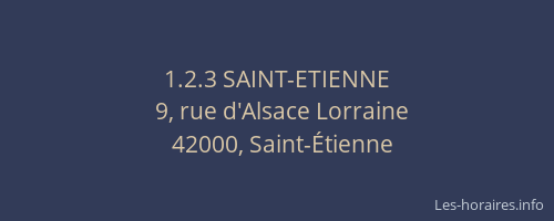 1.2.3 SAINT-ETIENNE