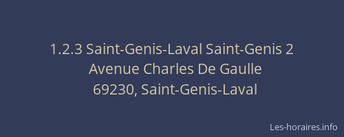 1.2.3 Saint-Genis-Laval Saint-Genis 2