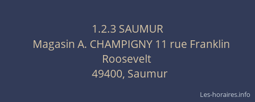 1.2.3 SAUMUR
