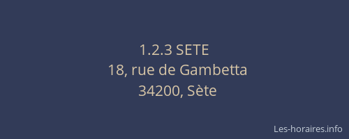 1.2.3 SETE
