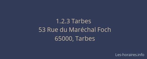 1.2.3 Tarbes