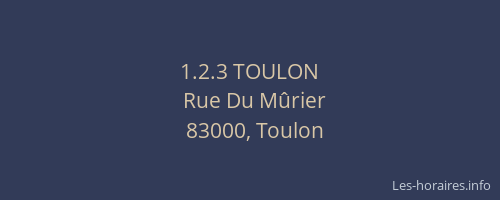 1.2.3 TOULON