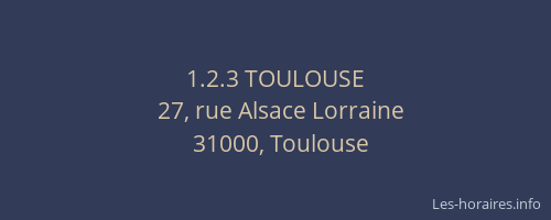 1.2.3 TOULOUSE