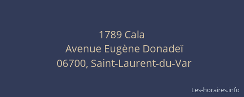 1789 Cala