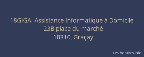 18GIGA -Assistance Informatique &agrave; Domicile