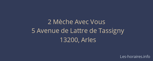 2 Mèche Avec Vous