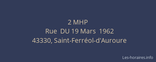 2 MHP