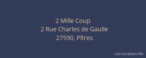 2 Mille Coup